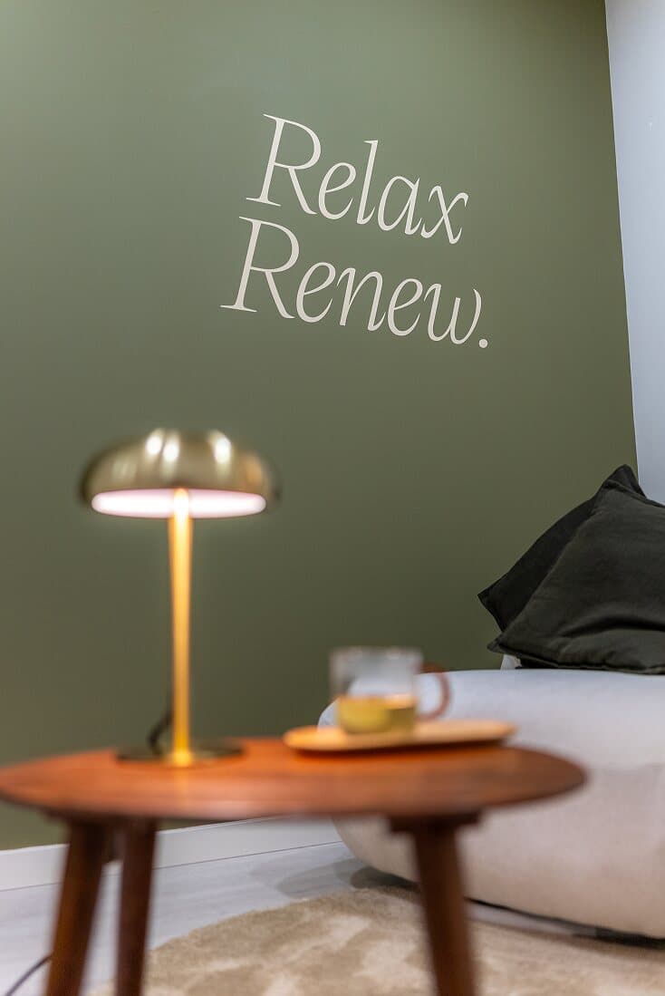Sala de espera da Sense Clinic